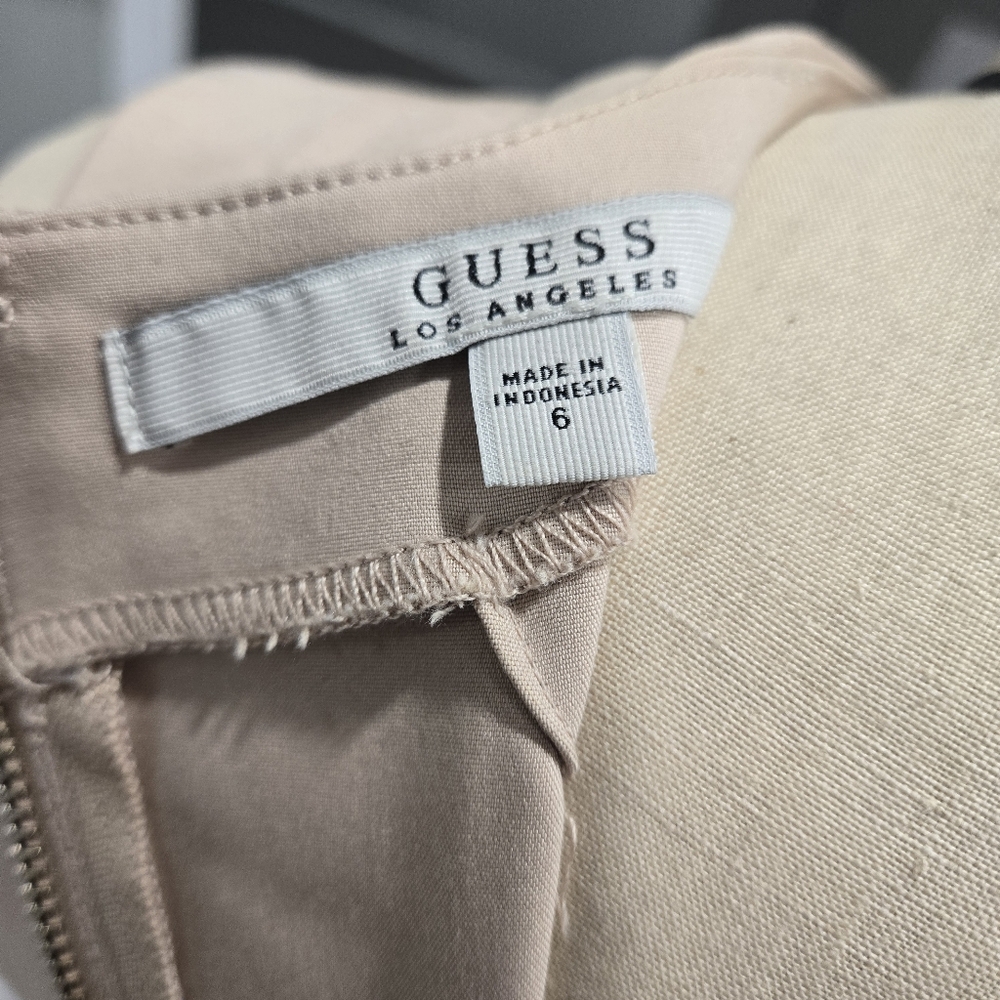 Guess Tan Ribbed Bustier Mini Dress - Picture 6 of 6